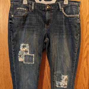Cute patchwork jeans by Cruel Denim , sz 11/31